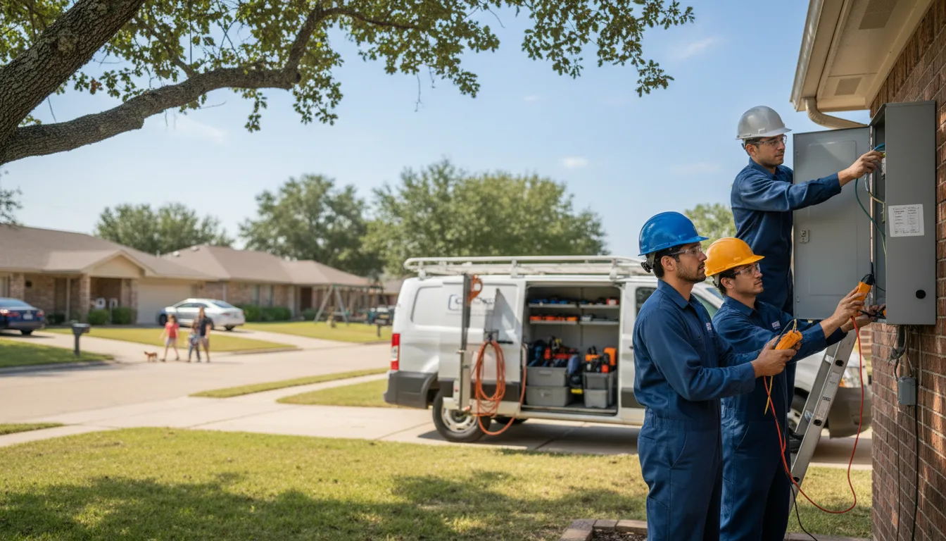 Certified electrician providing emergency electrical services in Fieldale, VA